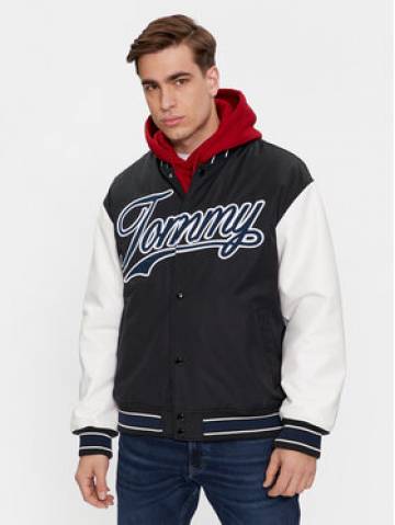 Tommy Jeans Куртка бомбер Letterman DM0DM17880 Чорний Regular Fit Tommy Jeans Куртка бомбер Letterman DM0DM17880 Чорний Regular Fit