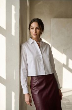 Сорочка з довгим рукавом - білий