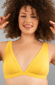 Женский желтый лиф от купальника Желтый 70D brabrabra SO226514