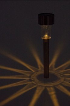 Сонячні LED ліхтарики 4 pack - срібний