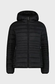 Женская черная куртка FIX HOOD SORONA AURA FL Черный 36 CMP 35K4076-U901