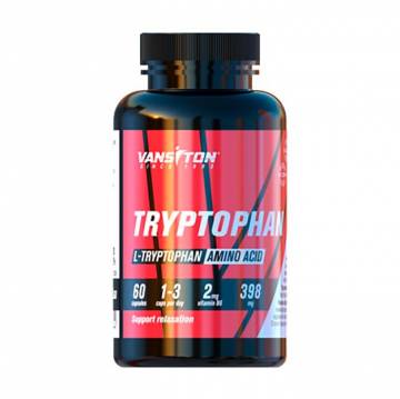 Триптофан Vansiton Tryptophan, 60 капсул Триптофан Vansiton Tryptophan, 60 капсул