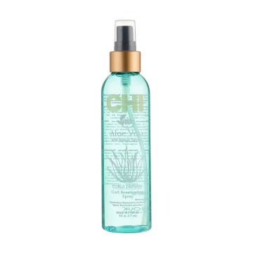 Спрей CHI Aloe Vera Curl Reactivating Spray для кучерявых волос, 177 мл Спрей CHI Aloe Vera Curl Reactivating Spray для кучерявых волос, 177 мл