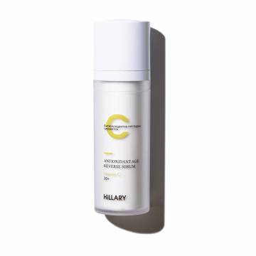 Антиоксидантна пептидна сироватка з вітаміном С Hillary Antioxidant Age Reverse Serum 30+, 30 мл Антиоксидантна пептидна сироватка з вітаміном С Hillary Antioxidant Age Reverse Serum 30+, 30 мл
