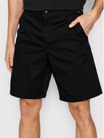 Vans Шорти з тканини Authentic VN0A5FJX Чорний Relaxed Fit Vans Шорти з тканини Authentic VN0A5FJX Чорний Relaxed Fit