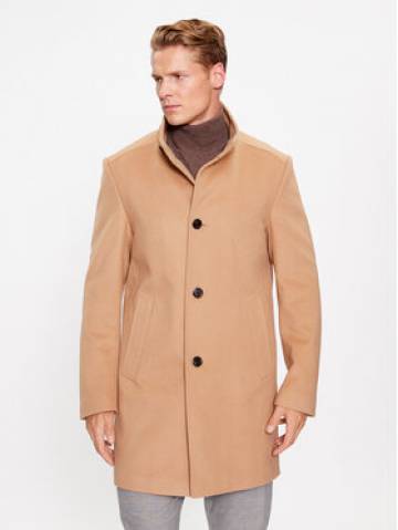 JOOP! Вовняне пальто 30037689 Коричневий Regular Fit JOOP! Вовняне пальто 30037689 Коричневий Regular Fit