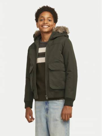 Jack&Jones Junior Зимова куртка 12258512 Зелений Regular Fit Jack&Jones Junior Зимова куртка 12258512 Зелений Regular Fit