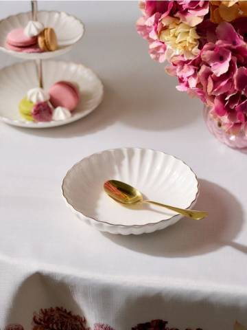 Миска керамічна - білий