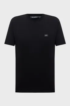 Мужская черная футболка Черный 3XL Karl Lagerfeld 564235.755032;990