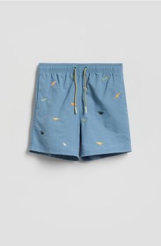 Reserved - Плавки з вишивкою - темно-синій - 593IT-95X