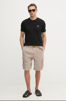 Хлопковая футболка Aeronautica Militare