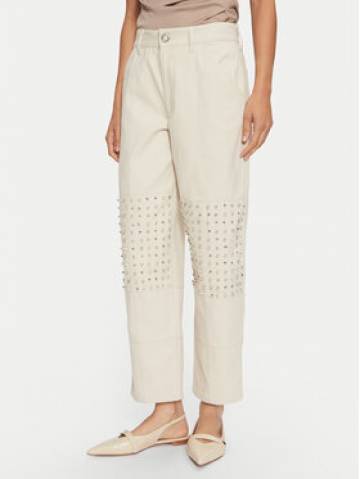 PINKO Штани з тканини 104429 A284 Écru Regular Fit PINKO Штани з тканини 104429 A284 Écru Regular Fit