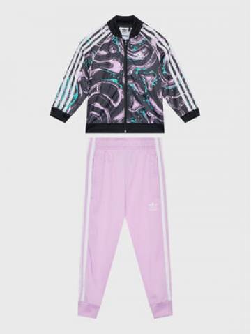 adidas Спортивний костюм HL9435 Фіолетовий Regular Fit adidas Спортивний костюм HL9435 Фіолетовий Regular Fit