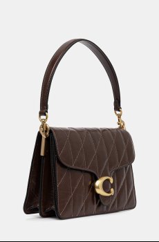 Кожаная сумочка Coach Chain Tabby Shoulder Bag With Quilting