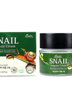 Крем для лица Ekel Snail Ampule Cream с муцином улитки, 70 мл