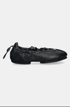 Кожаные балетки Polo Ralph Lauren Ballerina Lace Up