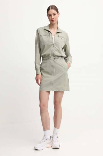Платье Guess AURLIE цвет зелёный mini прямое V4YK01 WG982 Платье Guess AURLIE цвет зелёный mini прямое V4YK01 WG982