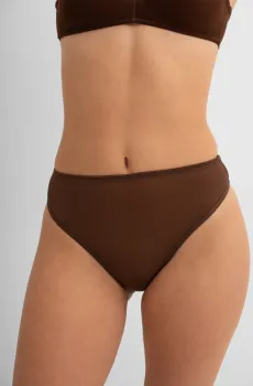 Женские коричневые трусики Коричневый XS brabrabra SLZ23602121