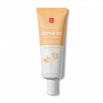 ВВ-крем для лица Erborian Super BB Ginseng SPF 20, Nude, 40 мл ВВ-крем для лица Erborian Super BB Ginseng SPF 20, Nude, 40 мл