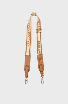 Женская коричневая ручка для сумки JP CANVAS SQUARE TOTE Коричневый ONESIZE Karl Lagerfeld A2W50022