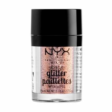 Глиттер для лица и тела NYX Professional Makeup Metallic Glitter Paillettes, 04 Goldstone, 2.5 г Глиттер для лица и тела NYX Professional Makeup Metallic Glitter Paillettes, 04 Goldstone, 2.5 г
