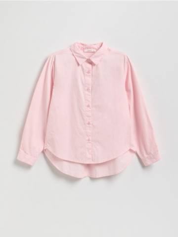 Reserved - Сорочка з коміром - пастельний рожевий - 428FW-03X