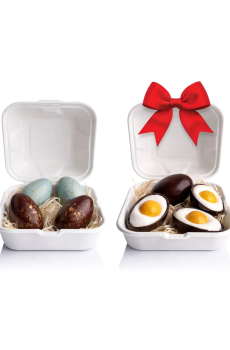 Набір шоколадних яєць Gregory Mill Easter Duo Collection, 330 г + Sunny Eggs Dessert Box, 180 г у подарунок