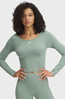 Женский мятный лонгслив UA Vanish Seamless LS Ментоловый S Under Armour 1379150-348