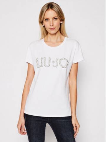 Liu Jo Футболка CA1236 J9135 Білий Regular Fit Liu Jo Футболка CA1236 J9135 Білий Regular Fit