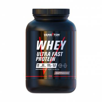 Протеин Vansiton Whey Ultra Fast Protein Капучино, 1.3 кг Протеин Vansiton Whey Ultra Fast Protein Капучино, 1.3 кг