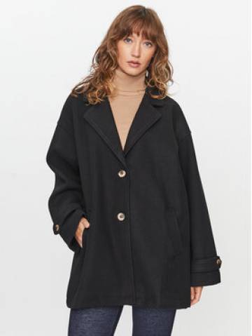 Noisy May Демісезонний плащ 27026405 Чорний Oversize Noisy May Демісезонний плащ 27026405 Чорний Oversize