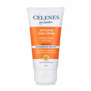 Антивозрастной крем для рук Celenes Sea Buckthorn Antiaging Hand Cream-Unscented, 75 мл Антивозрастной крем для рук Celenes Sea Buckthorn Antiaging Hand Cream-Unscented, 75 мл