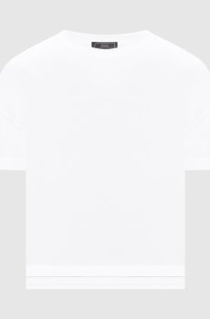 Белая футболка из хлопка