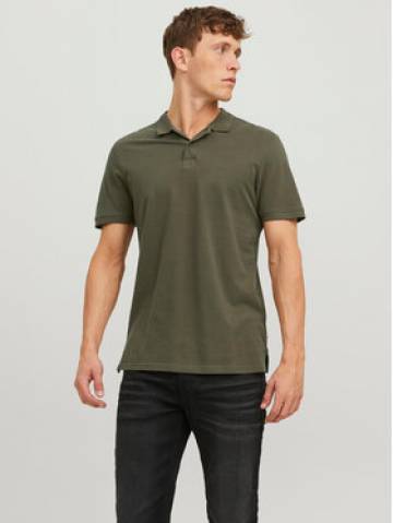 Jack&Jones Поло Basic 12136516 Зелений Slim Fit Jack&Jones Поло Basic 12136516 Зелений Slim Fit