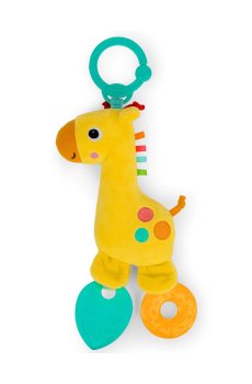 Игрушка-погремушка Bright Starts Safari Soother Жираф с прорезывателями, с рождения, 37.6*5.08*14.73 см (13084)