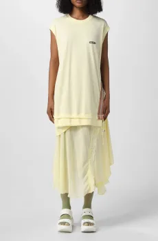 Женское желтое платье D-ROLLACE Желтый XXS Diesel A08420 0IJAG