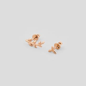Золотые серьги Minimal ЗВС-162/1-ч Золотые серьги Minimal ЗВС-162/1-ч