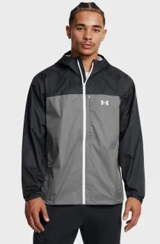 Мужская серая ветровка UA STRMPRF CLDSTRKE NOV JKT-BLK Серый M Under Armour 1381880-001