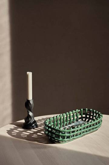 Декоративная корзина ferm LIVING Ceramic Basket Декоративная корзина ferm LIVING Ceramic Basket