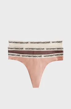 Женские трусики (3 шт) Белый XL womensecret 4938267