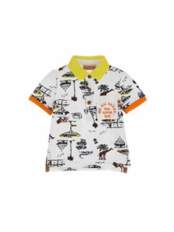 Original Marines Поло DDP0344NM Écru Regular Fit Original Marines Поло DDP0344NM Écru Regular Fit