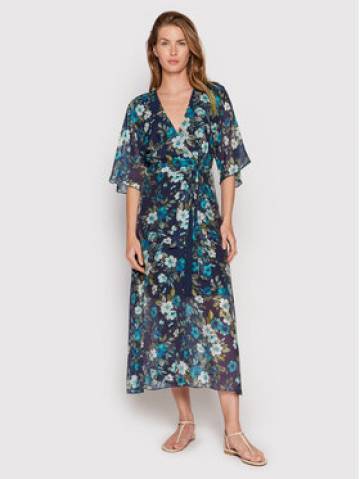 Guess Літня сукня W2YK38 WEPQ0 Cиній Regular Fit Guess Літня сукня W2YK38 WEPQ0 Cиній Regular Fit