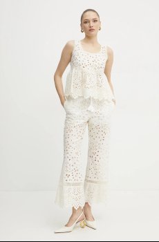 Хлопковый топ ERMANNO Firenze