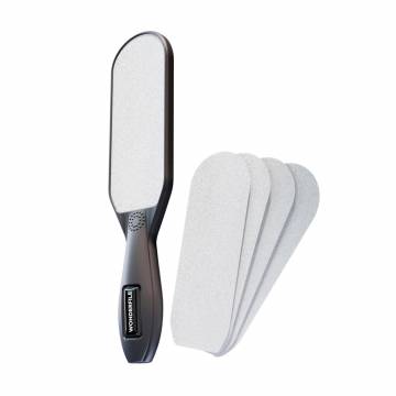 Набор для педикюра Wonderfile (терка, 100/180 грит + сменные файлы, 4 шт)