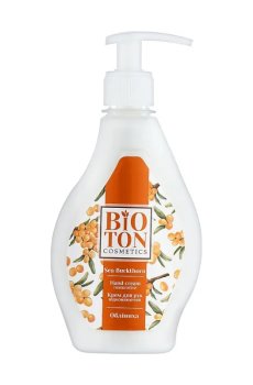 Восстанавливающий крем для рук Bioton Cosmetics Hand Cream с облепиховым маслом, 350 мл