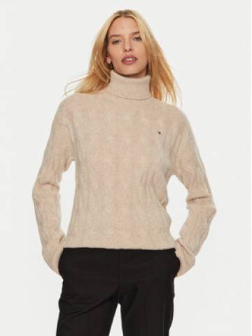 Tommy Hilfiger Гольф WW0WW43102 Бежевий Regular Fit