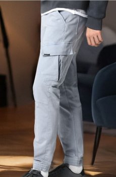 Джинси regular jogger fit - light blue
