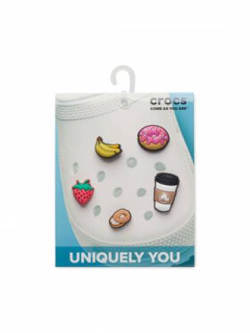 Crocs Прикраса для взуття Jibbitz Breakfast 5 Pack 10008656 Кольоровий Crocs Прикраса для взуття Jibbitz Breakfast 5 Pack 10008656 Кольоровий