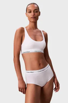 Женский белый бюстгальтер LIGHTLY LINED BRALETTE Белый XL Calvin Klein LV00QF8503