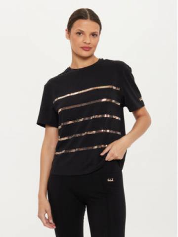 EA7 Emporio Armani Футболка 6DTT26 TJDZZ 1200 Чорний Regular Fit EA7 Emporio Armani Футболка 6DTT26 TJDZZ 1200 Чорний Regular Fit